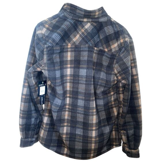 Oneill Flannel Shirt Jacket Small SuperFleece Sherpa Lined Shacket NWT - Picture 11 of 16